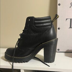 Dr. Martens Black Heeled Boots
